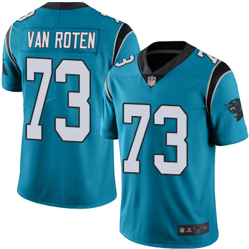 Carolina Panthers Limited Blue Youth Greg Van Roten Alternate Jersey NFL Football 73 Vapor Untouchable